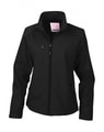 Dames Softshell Jas Result R128F zwart